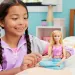 Barbie: Păpușă de yoga flexibilă cu păr blond - Mattel
