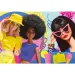 Barbie și prietenii ei puzzle maxi de podea 2x60 piese 50x35cm - Lisciani