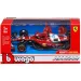 Bburago: Ferrari SF-25 F1, model de mașină de curse metalic 1/43 (Charles Leclerc #16) imaginea 1