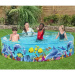 Bestway: Fill N Fun™ Odyssey piscină pentru bălăcit cu pereți rigizi, model marin Ø 244 x 46 cm