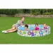 Bestway: Fill N Fun piscină pentru copii cu pereți rigizi, lumea subacvatică, Ø 152 x 25 cm