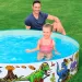Bestway: Fill n Fun™ piscină cu pereți rigizi și design cu dinozauri, Ø 183 x 38 cm.