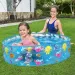 Bestway: Piscină pentru copii cu pereți rigizi și design marin, Sparkling Sea, Ø 122 x 25 cm.