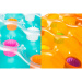 Bestway: Saltea gonflabilă colorată cu suport pentru pahare, în diverse culori, 1 buc. 173x64x16 cm