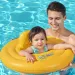 Bestway: Swim Safe - Scaun gonflabil cu trei inele pentru bebeluși 69cm