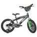 Bicicletă pentru copii BMX negru-verde, mărimea 14 - bicicletă Dino Bikes