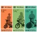 Bicicletă pentru copii Flappy 16” cu coș și scaun pentru păpuși, culoare roz-alb – bicicletă Dino Bikes