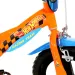 Bicicletă pentru copii Hot Wheels de 12” cu suport pentru sticlă și roți ajutătoare, în culori portocaliu-negru – bicicletă Dino Bikes