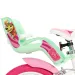 Bicicletă pentru copii Paw Patrol Skye 14” cu coș și scaun pentru păpuși, culoare roz-mentă – bicicletă Dino Bikes