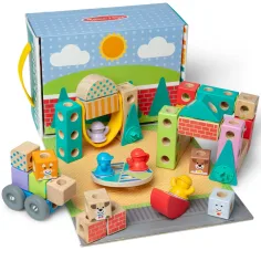 Blockables: Jucărie de construit — copac urban - Melissa & Doug imaginea 2
