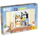 Bluey 2 în 1 puzzle de 24 piese și carte de colorat 50x35cm - Lisciani