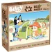 Bluey în vacanță 2 în 1 puzzle eco maxi cu 24 de piese și carte de colorat 70x50cm - Lisciani