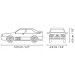 COBI: Audi Quattro 1980 set de construcție pentru mașină albă (24665)