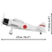 COBI: Jucărie de construcție avion Mitsubishi A6M2 Zero‑Sen (5729)