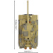 COBI: Panzer VI Tiger nr. 131, set de construcție (2588)