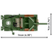 COBI: Set de construcție Al Doilea Război Mondial 37mm GMC M6 Fargo (3116)