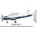 COBI: Set de construcție Beechcraft T-6 Texan II albastru-alb (26624)