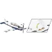 COBI: Set de construcție Beechcraft T-6 Texan II albastru-alb (26624)