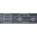 COBI: Set de construcție Opel Rekord C Văduva Neagră (24597)