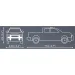 COBI: Set de construit mașină de poliție Dodge RAM 1500 (24608)