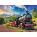 Călătorie cu trenul printre munți puzzle de 1000 piese - Trefl