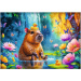 Capibară în apă, puzzle de 1000 de piese - Trefl