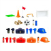 Capsulă-surpriză Supergoal Cupa Mondială pentru pantofi, cu o figurină de 7 cm și alte accesorii