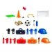 Capsulă-surpriză Supergoal Cupa Mondială în formă de pantof, cu o figurină de 7 cm și alte accesorii imaginea 3
