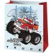 Cardex: Pungă cadou de dimensiune mare cu model Monster Truck, 33x15x44,5cm
