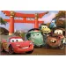 Cars 2 în 1 puzzle maxi 2x12 piese și carte de colorat - Lisciani