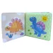 Carte pentru bebeluși: Dinozauri, carte de băiț moale, 14x13cm