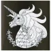 Cărți de colorat strălucitoare - Unicorni