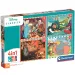 Clasice Disney 4 în 1 puzzle Supercolor - Clementoni