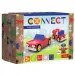 Connect: Set de construcție cu 87 de piese Cabrio și furgon - Trefl