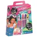 Crazy Chic: Set de decorare a unghiilor fluorescent cu autocolante și accesorii - Clementoni