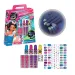 Crazy Chic: Set de decorare a unghiilor fluorescent cu autocolante și accesorii - Clementoni