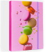 Cutie pentru caiete Nebulo, format A4, cu model macarons