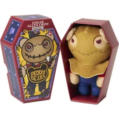 Deddy Bear Edgar Allen Crow, pluș în sicriu, seria a 5-a, 15 cm imaginea 1