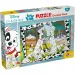 Disney 101 dalmațieni 2 în 1 puzzle de 24 piese și carte de colorat 50x35cm - Lisciani