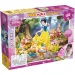 Disney Albă ca Zăpada 2 în 1 maxi puzzle de 150 piese și carte de colorat 70x50cm - Lisciani