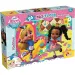 Disney Alice în Țara Minunilor 2 în 1 maxi puzzle de 24 piese și carte de colorat 70x50cm – Lisciani