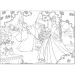 Disney Cenușăreasa 2 în 1 maxi puzzle de 150 piese și carte de colorat 70x50cm - Lisciani