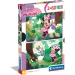 Disney+Minnie Mouse puzzle supercolor 2x60 piese - Clementoni