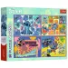 Disney: Minunatul Stitch puzzle 4x250 piese - Trefl