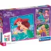 Disney Prințese puzzle Supercolor de 3x48 piese - Clementoni