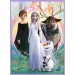 Disney: Regatul de gheață 2 - Prințese pe globul lor puzzle și joc de memorie 2 în 1 set - Trefl