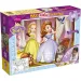Disney Sofia Întâi puzzle maxi 2 în 1 cu 60 de piese și planșă de colorat 70x50cm - Lisciani