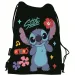 Disney Stitch Black Aloha sac de sport, sac de gimnastică 34x43cm