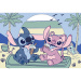 Disney Stitch Distracție cu înghețată, puzzle de 60 de piese - Trefl