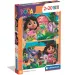 Dora Exploratoarea puzzle Supercolor 2x20 piese - Clementoni